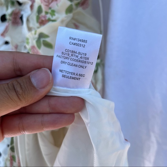 NWT For Love & Lemons Mochi Shirred Mini Dress - Picture 8 of 9